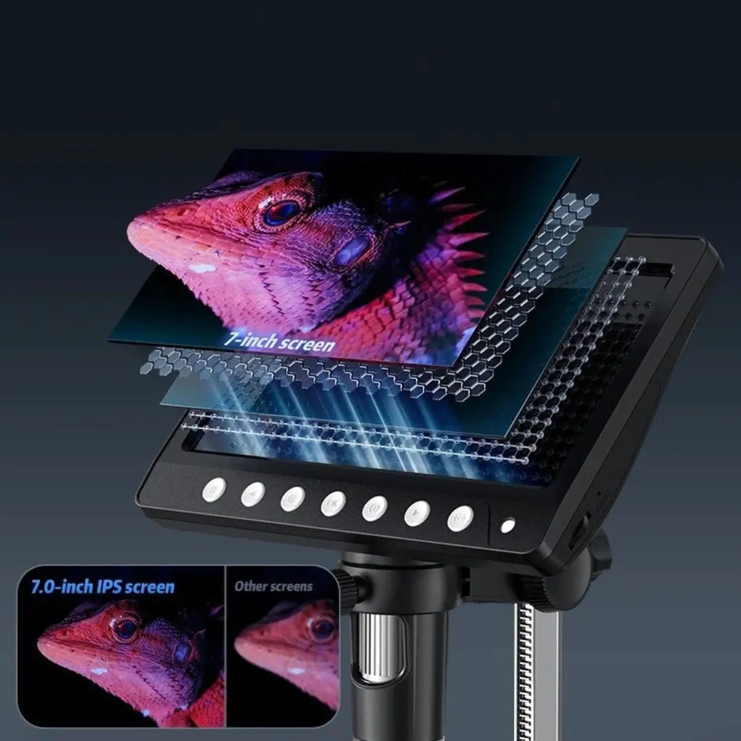 Microscope Électronique Enfant Grand Écran Zoom 1200x – Dès 6 Ans