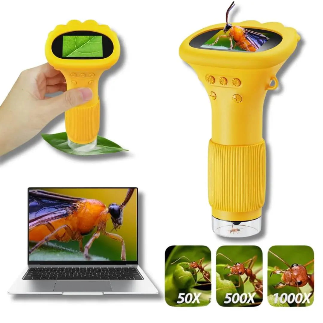 Microscope de Poche Enfant Compact – Dès 4 Ans