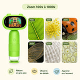 Microscope de Poche Enfant STEM – Dès 4 Ans