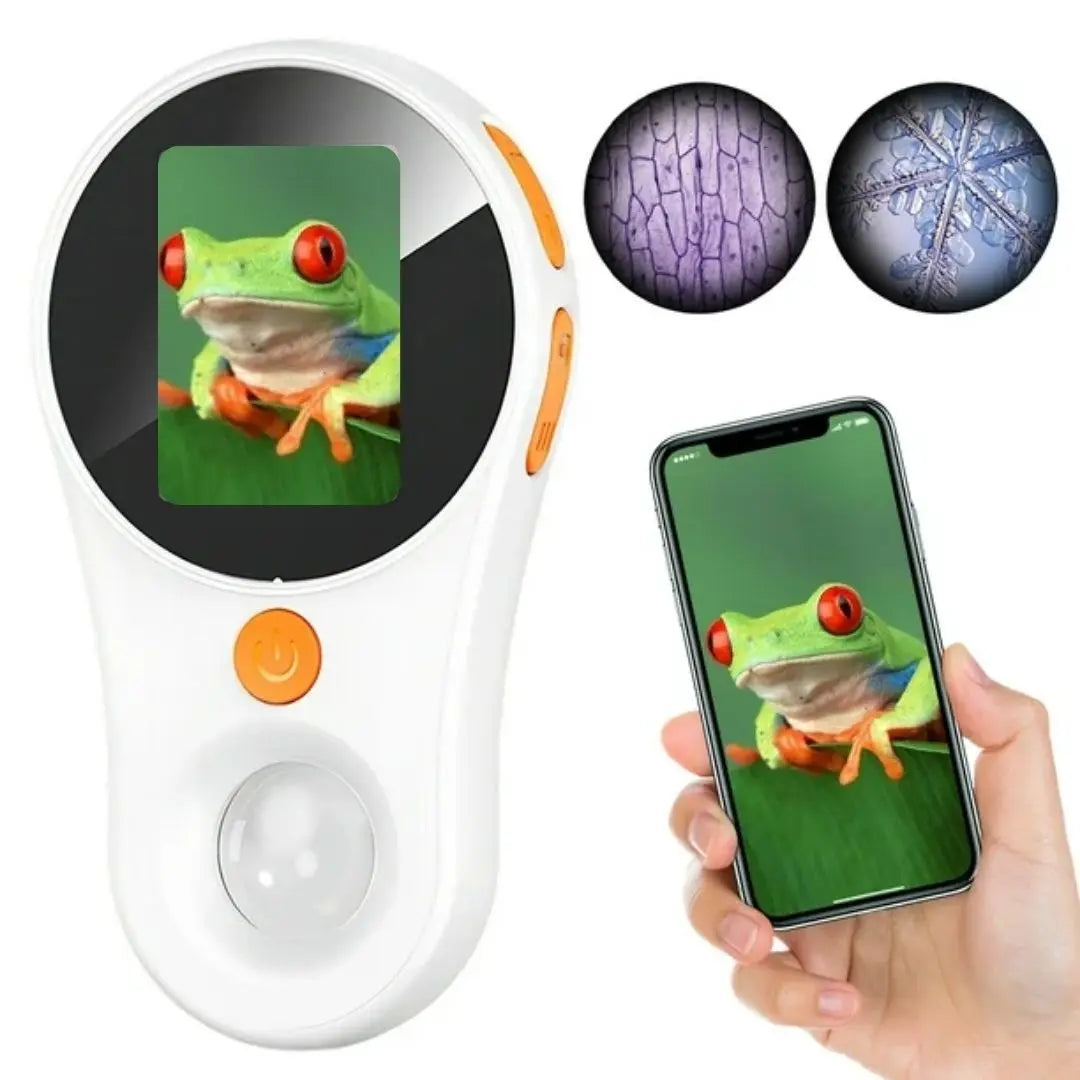 Microscope Électronique Enfant Écran 5cm Zoom 500x – Dès 6 Ans