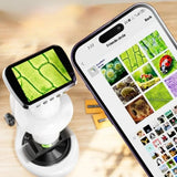 Microscope Électronique Enfant avec Écran HD & WiFi – Dès 6 Ans