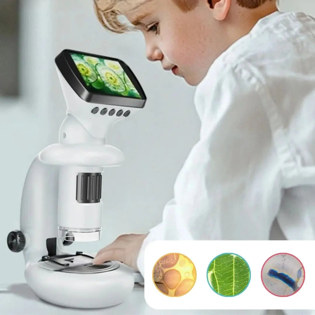 Microscope Électronique Enfant avec Écran HD & WiFi – Dès 6 Ans