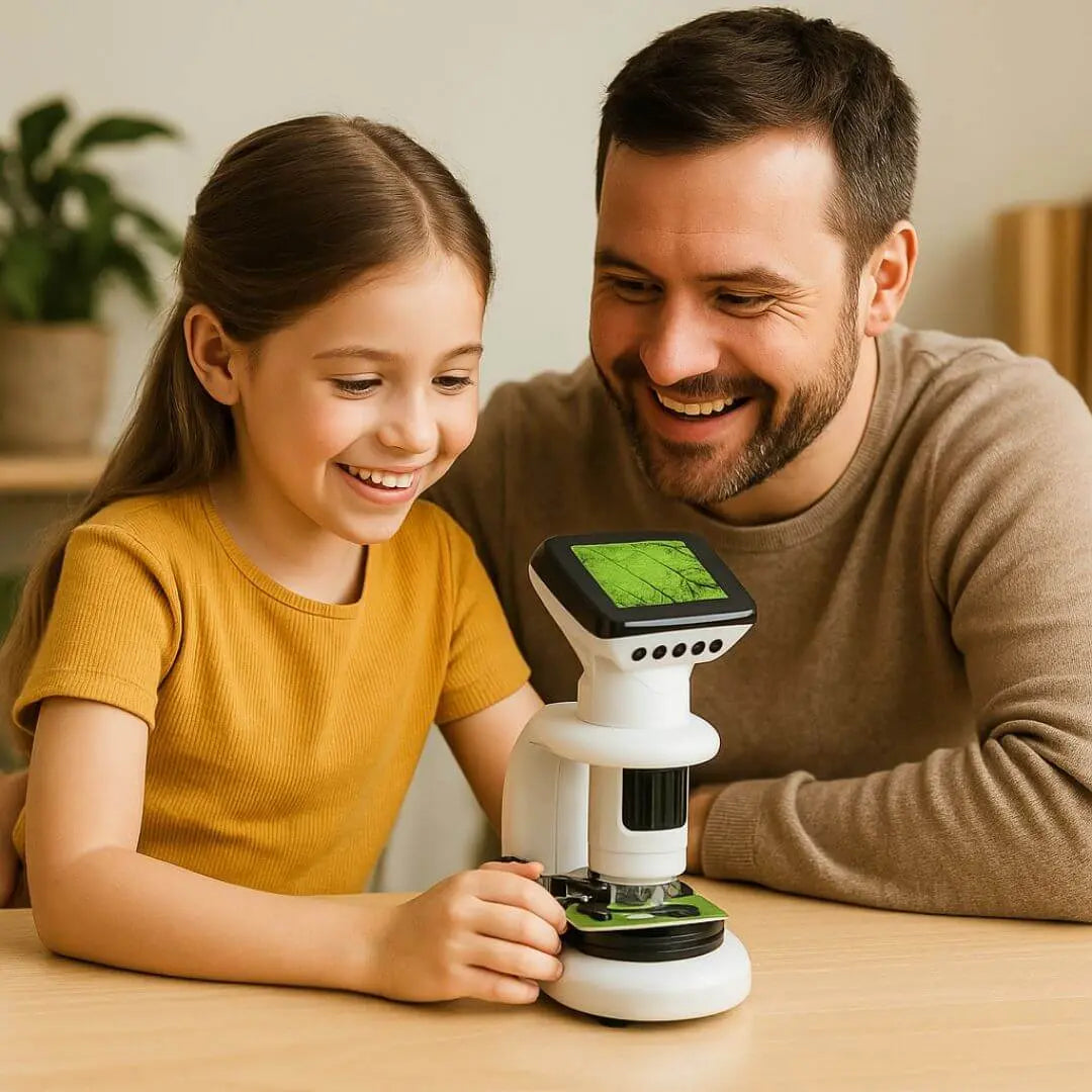 Microscope Électronique Enfant avec Écran HD & WiFi – Dès 6 Ans