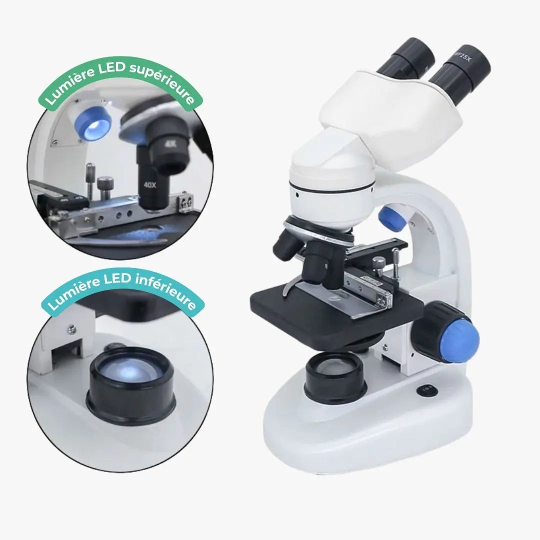 Microscope Numérique Enfant Binoculaire 2000X – Dès 6 Ans