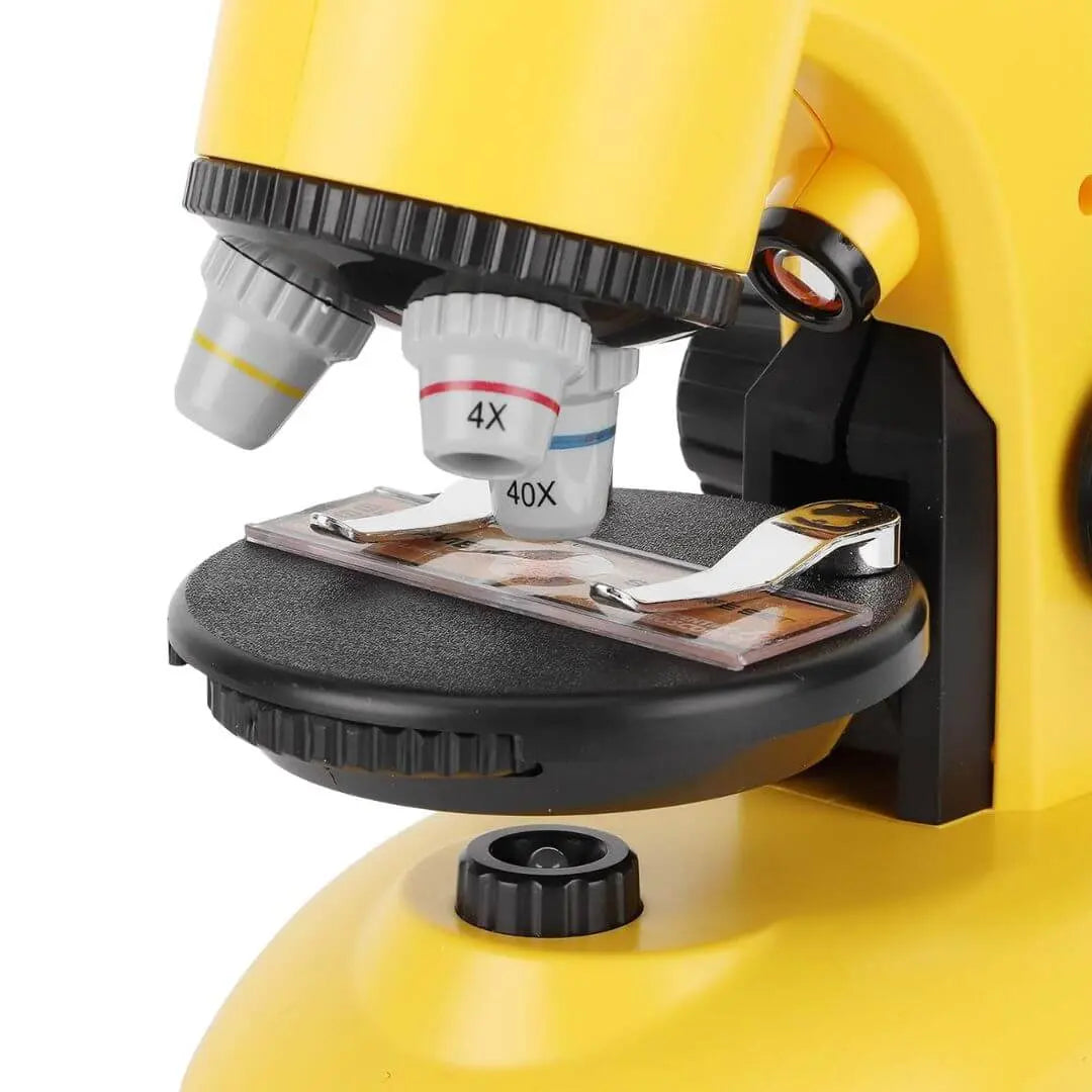 Microscope Optique Enfant 1200X Tête Rotative & Filtres – Dès 6 Ans