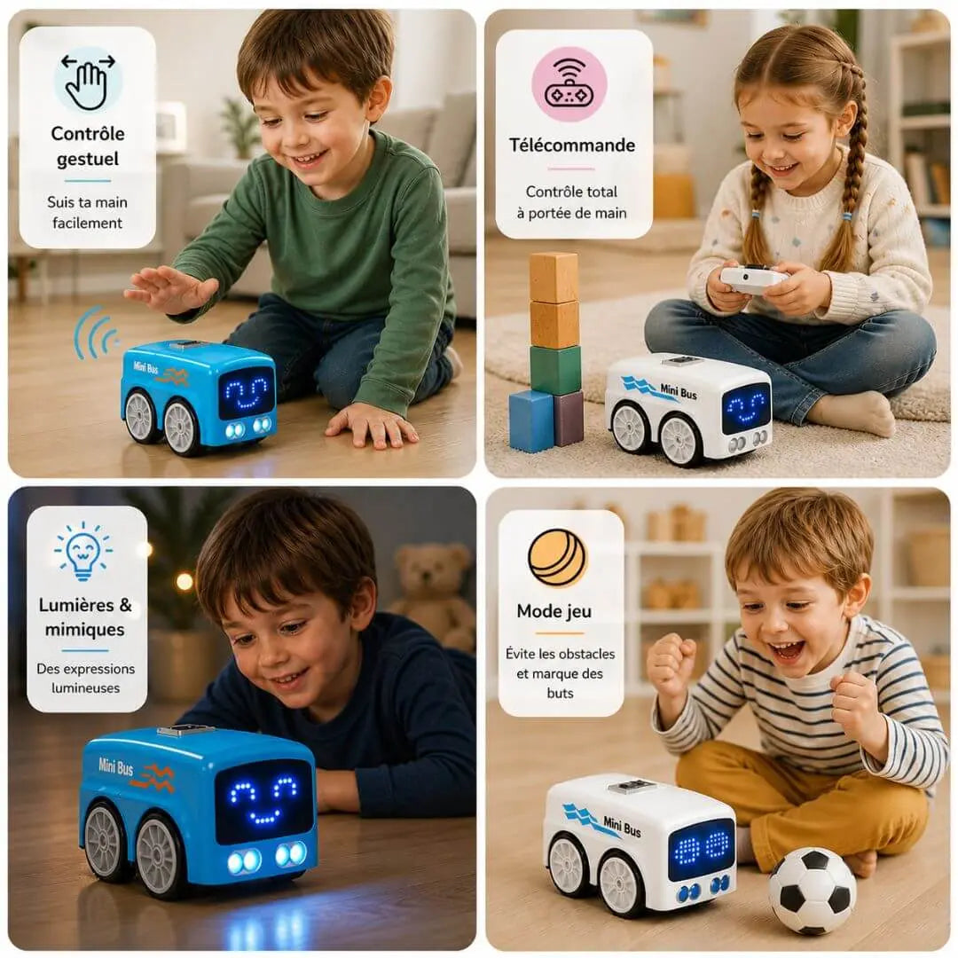 Mini Voiture Télécommandée Magic Bus RC – 4 Modes | Dès 3 ans