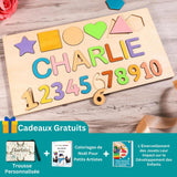 Puzzle en Bois avec Prénom Personnalisé