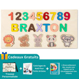Puzzle en Bois avec Prénom Personnalisé