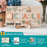 Puzzle en Bois avec Prénom Personnalisé