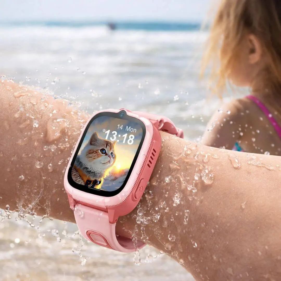 Montre 4G Enfant GPS HD – Appels Vidéo, SOS & Étanche IPX7