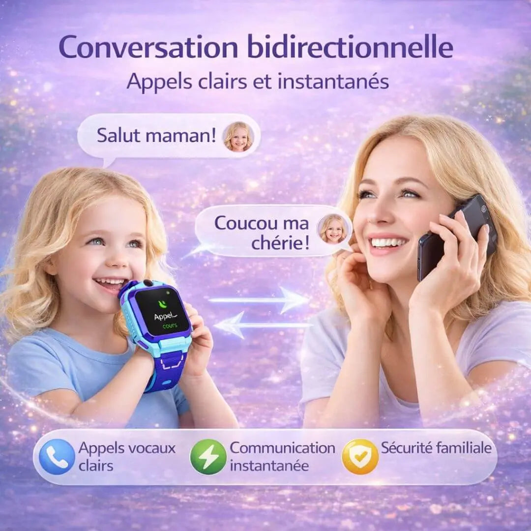 Montre Connectée Enfant SOS & Localisation