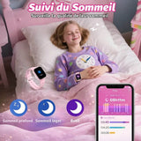 Smartwatch Enfant Sport Étanche IP68 – Suivi d'Activité & Sommeil