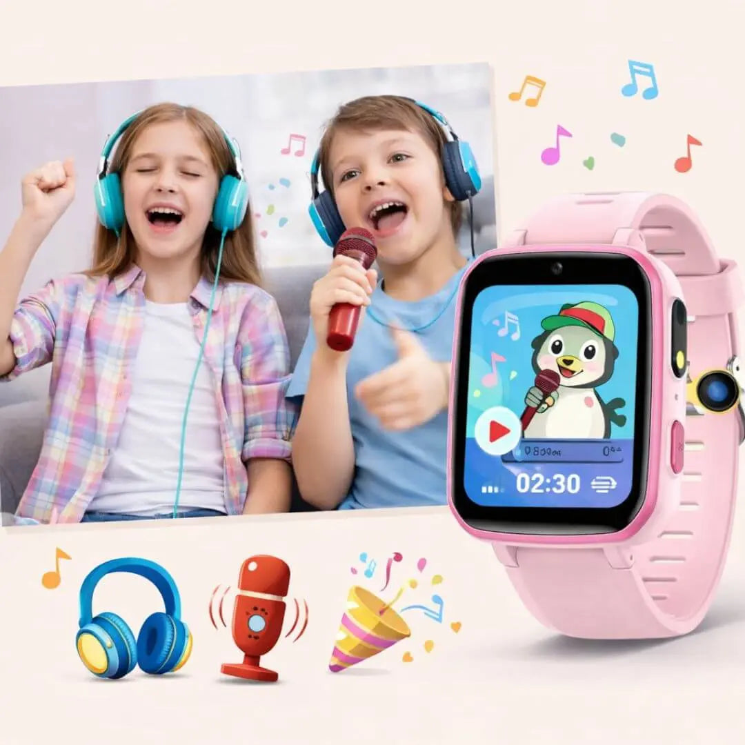 Montre Enfant avec Caméra HD – Jeux Éducatifs & Photos Amusantes