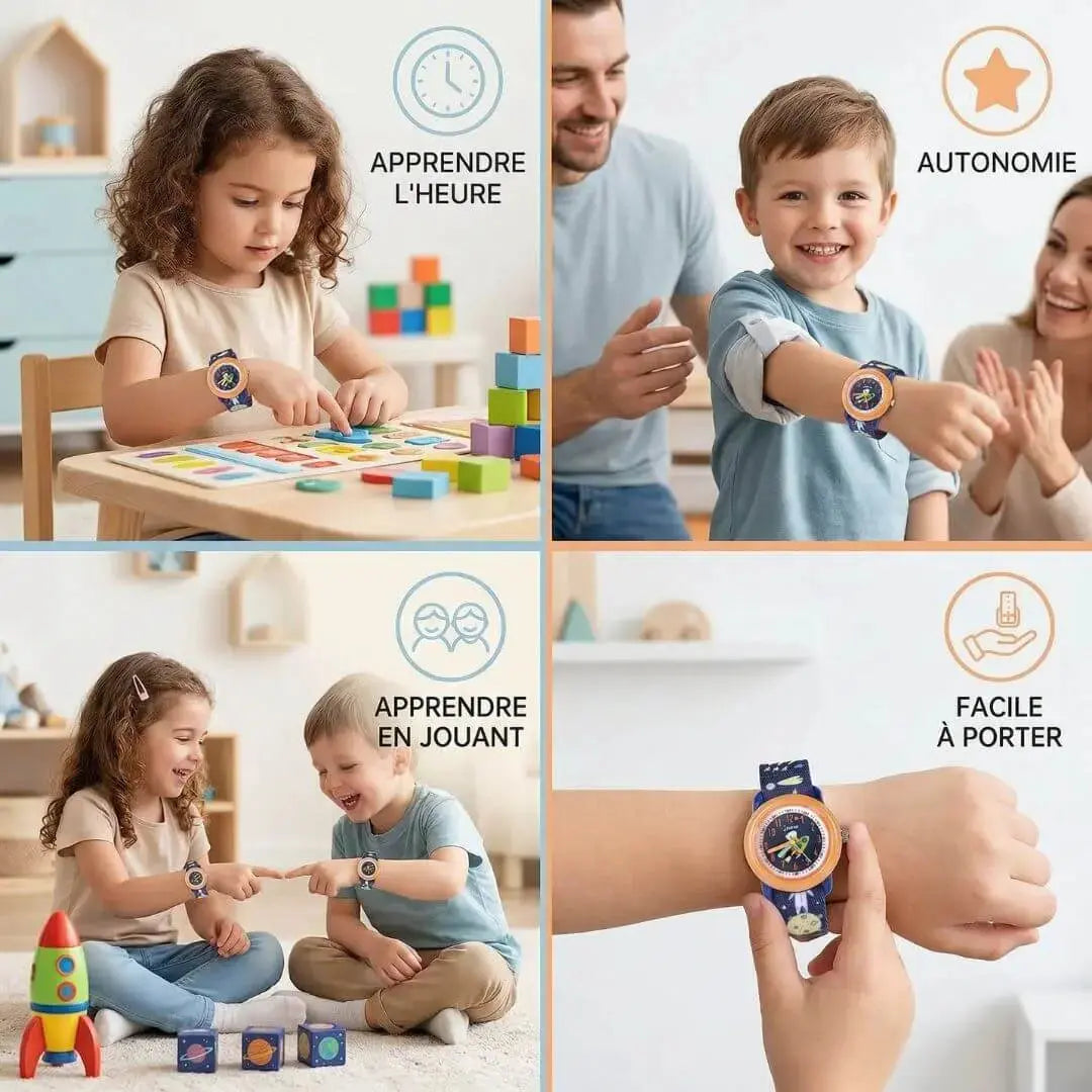 Montre Enfant pour Apprendre l’Heure – Montre Éducative