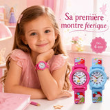 Montre Fée Enfant - Bracelet 3D & Apprendre l'Heure