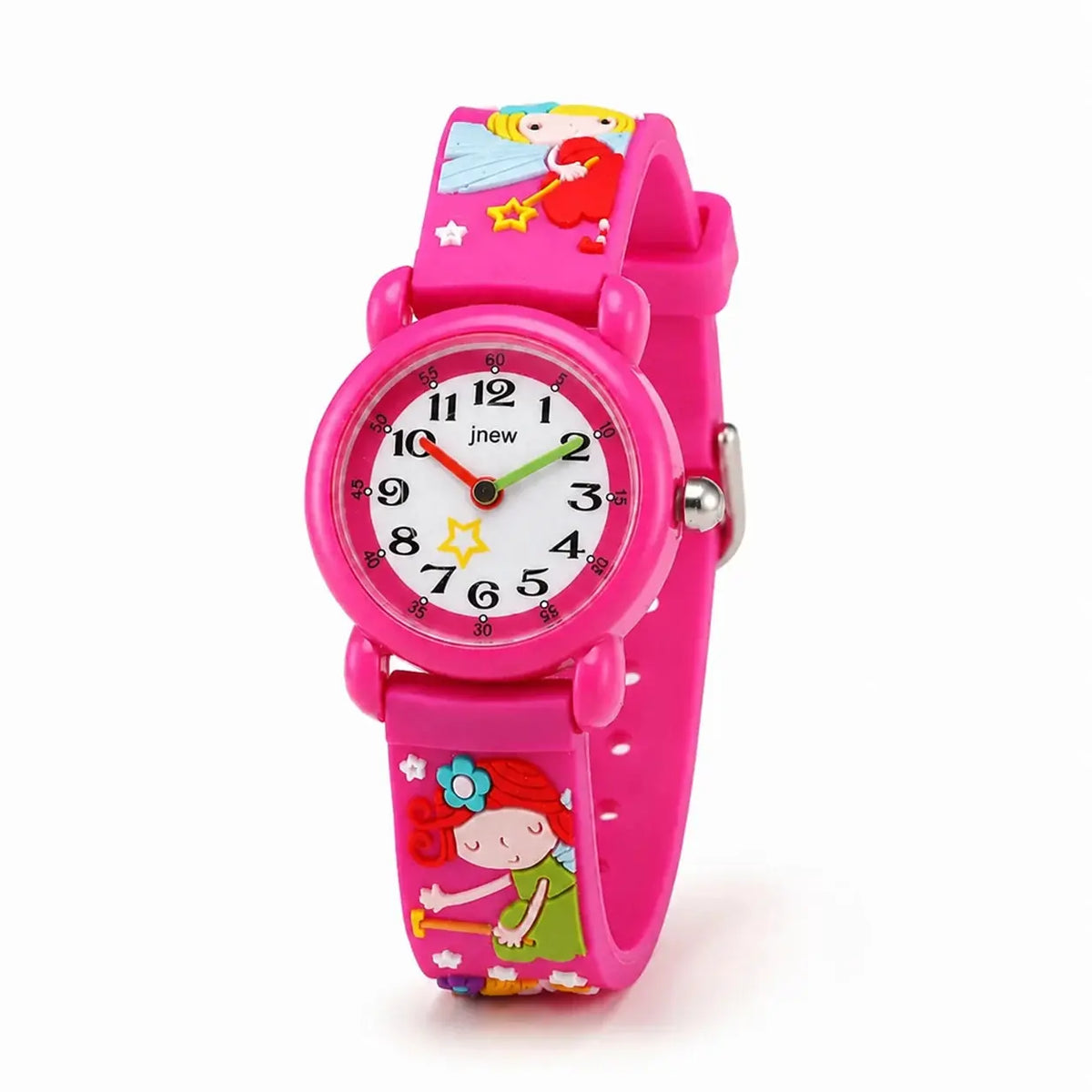 Montre Fée Enfant - Bracelet 3D & Apprendre l'Heure