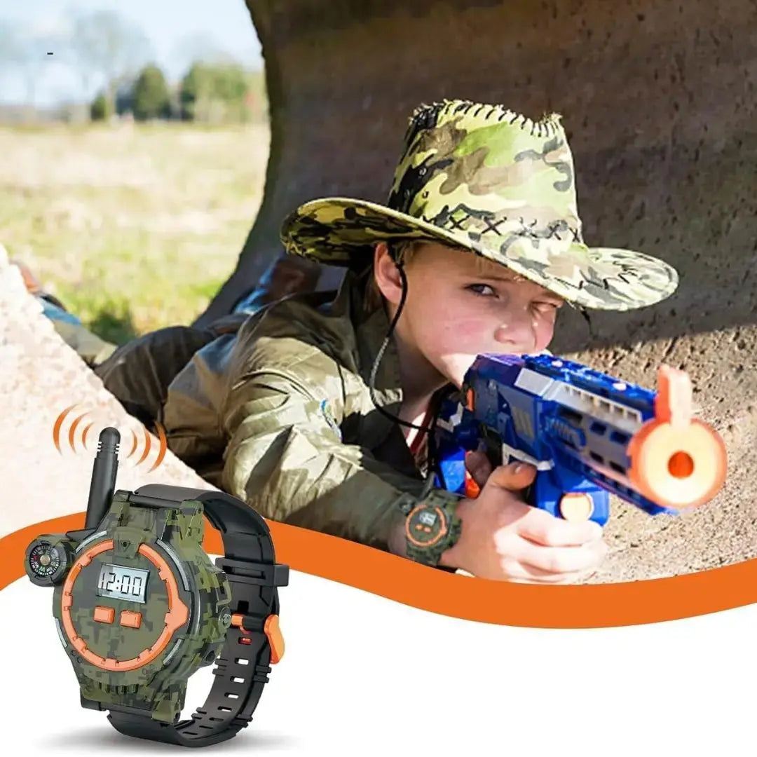 Montre Talkie Walkie Enfant Rechargeable 200m de Portée - RangerTalk