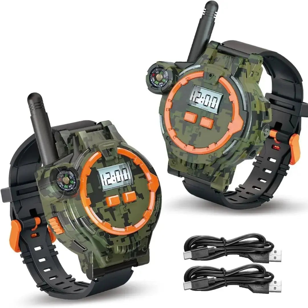 Montre Talkie Walkie Enfant Rechargeable 200m de Portée - RangerTalk