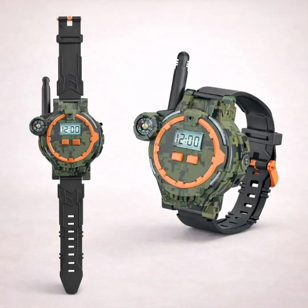 Montre Talkie Walkie Enfant Rechargeable 200m de Portée - RangerTalk