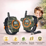 Montre Talkie Walkie Enfant Rechargeable 200m de Portée - RangerTalk