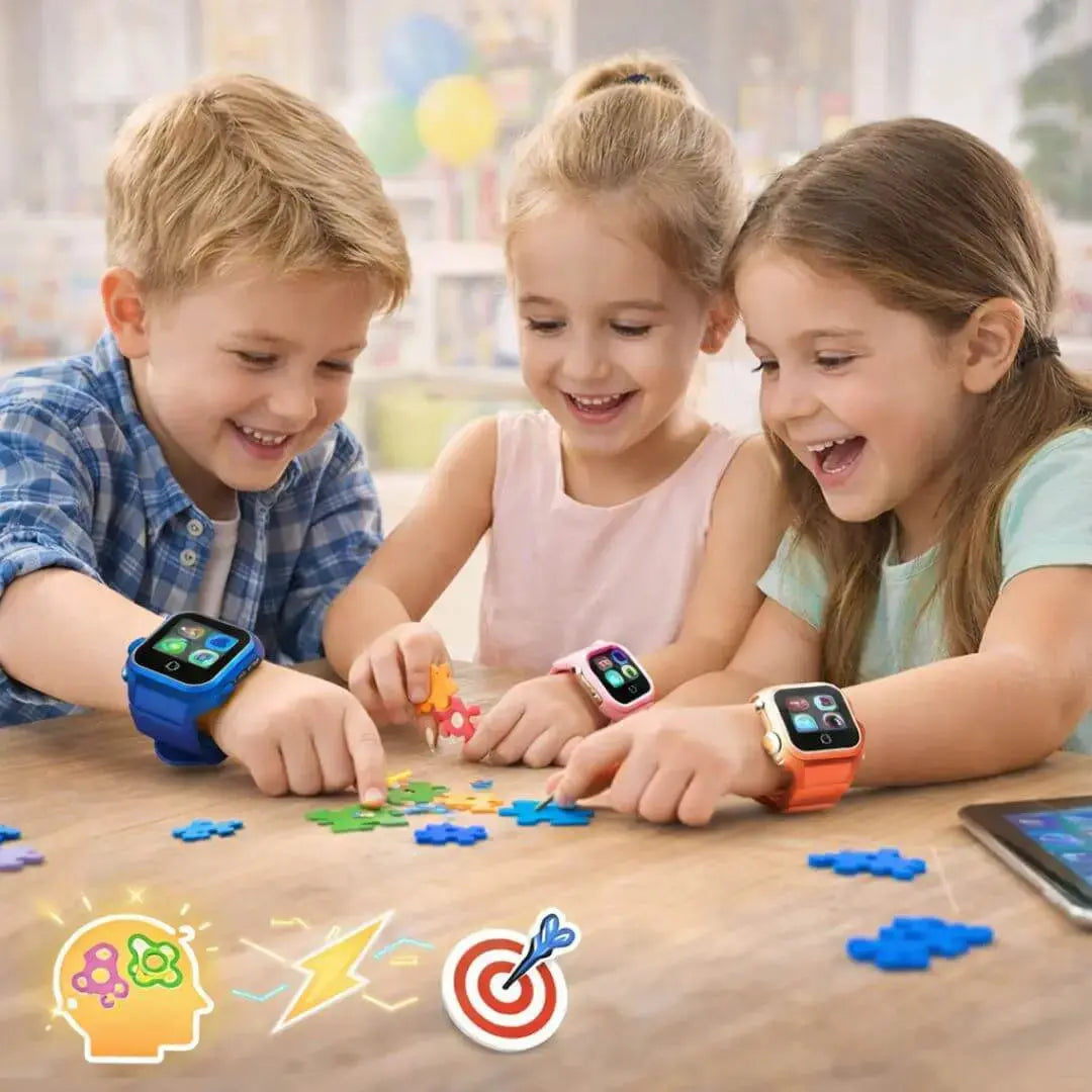 Montre Enfant Jeux Éducatifs 39 Jeux – Caméra HD & Contrôle Parental