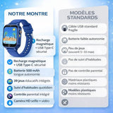 Montre Enfant Jeux Éducatifs 39 Jeux – Caméra HD & Contrôle Parental
