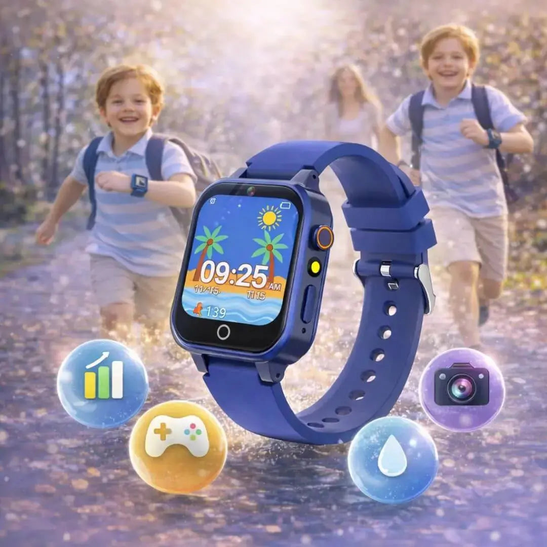 Montre Enfant Jeux Éducatifs 39 Jeux – Caméra HD & Contrôle Parental