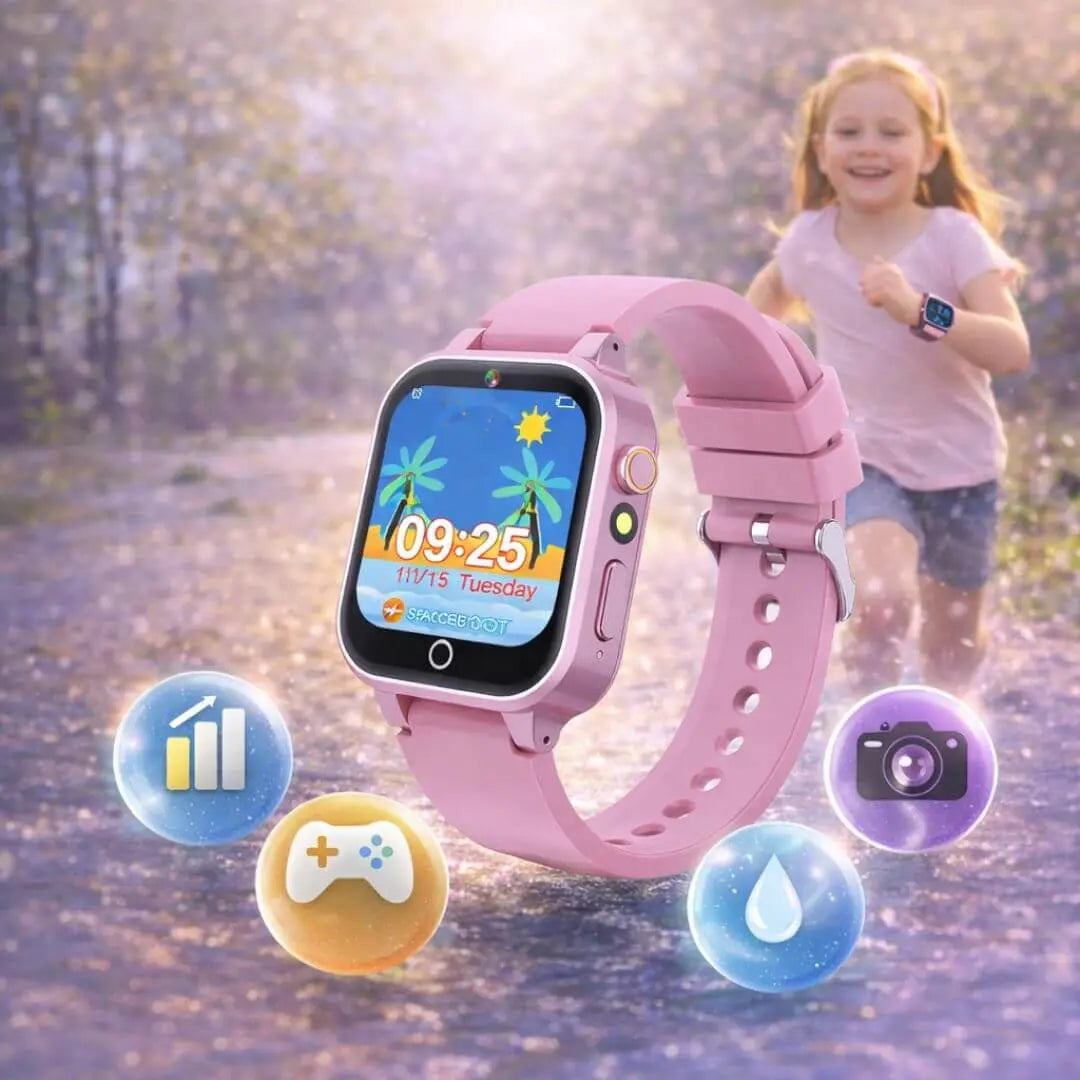 Montre Enfant Jeux Éducatifs 39 Jeux – Caméra HD & Contrôle Parental