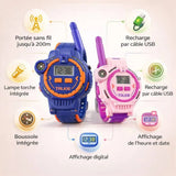 Rechargeable Kids’ Walkie-Talkie Watch – Subscription-Free Communication