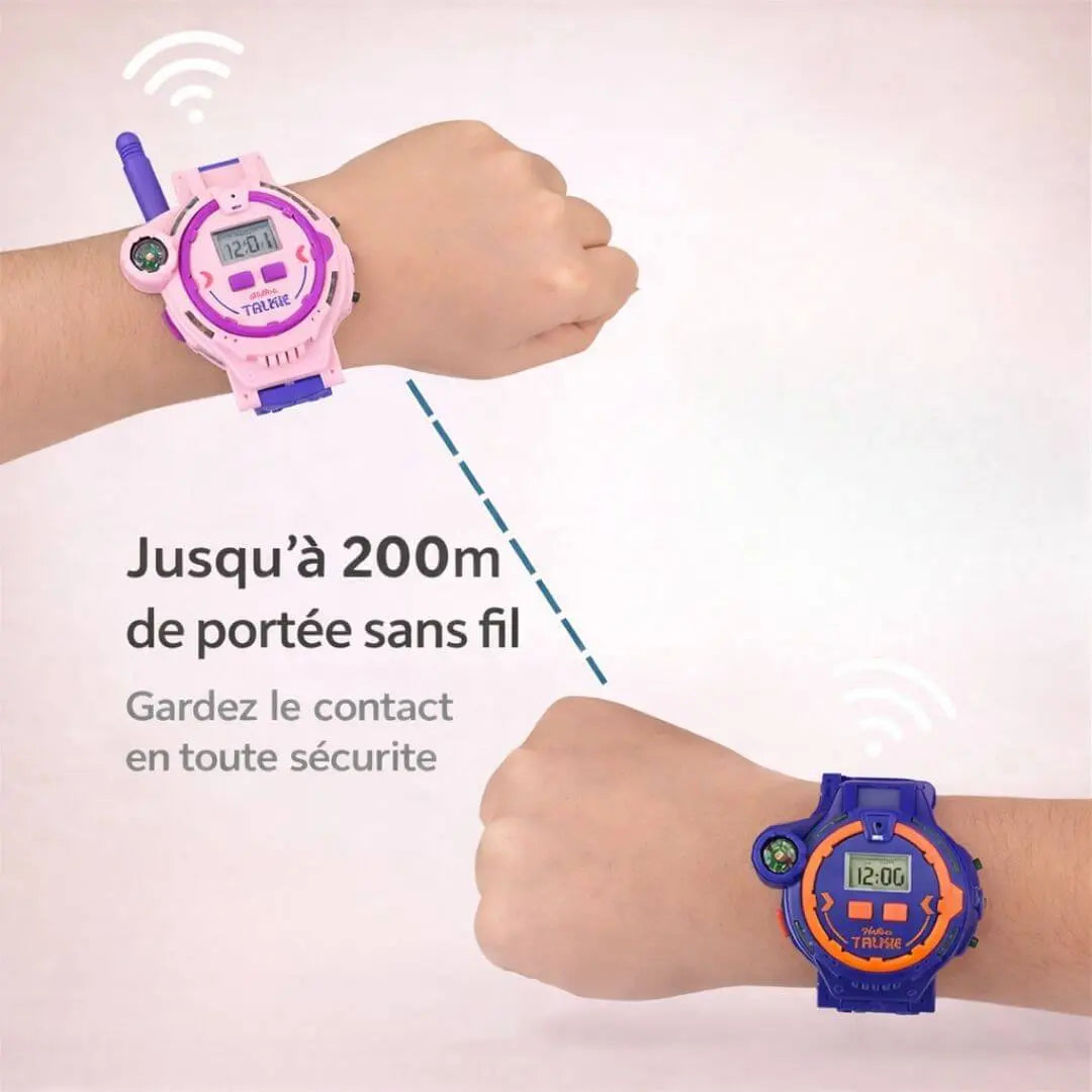Rechargeable Kids’ Walkie-Talkie Watch – Subscription-Free Communication
