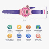 Rechargeable Kids’ Walkie-Talkie Watch – Subscription-Free Communication