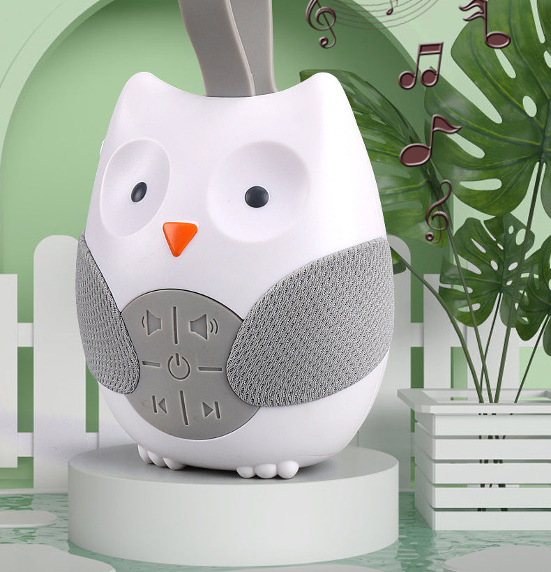 La Boîte à Musique Hibou Endormi pour Chevet | Apaiseur de Berceau Portable
