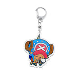 Porte-clef One Piece en acrylique Luffy Zoro Chopper