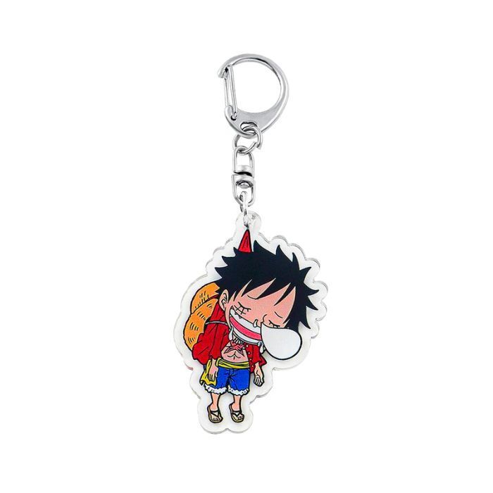 Porte-clef One Piece en acrylique Luffy Zoro Chopper