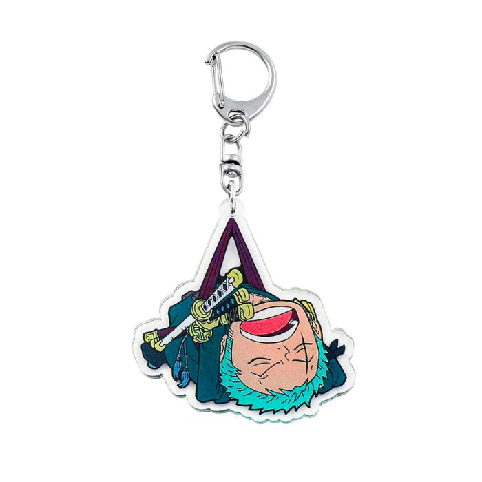 Porte-clef One Piece en acrylique Luffy Zoro Chopper