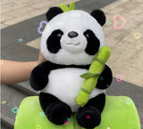 PandaPal Ultra-Soft Bamboo Panda Plush (Jouet Oreiller Câlin)