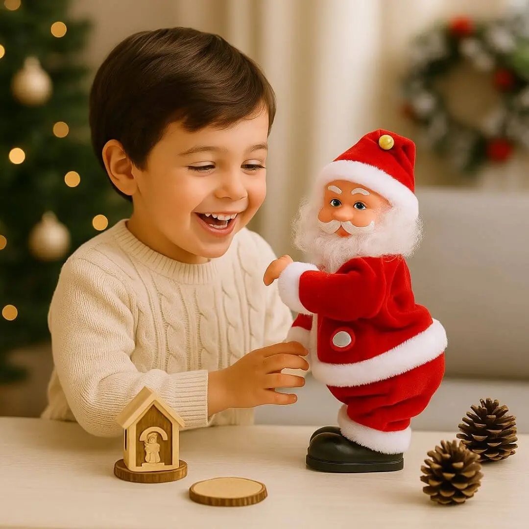 Père Noël Dansant Électrique – Merry Christmas