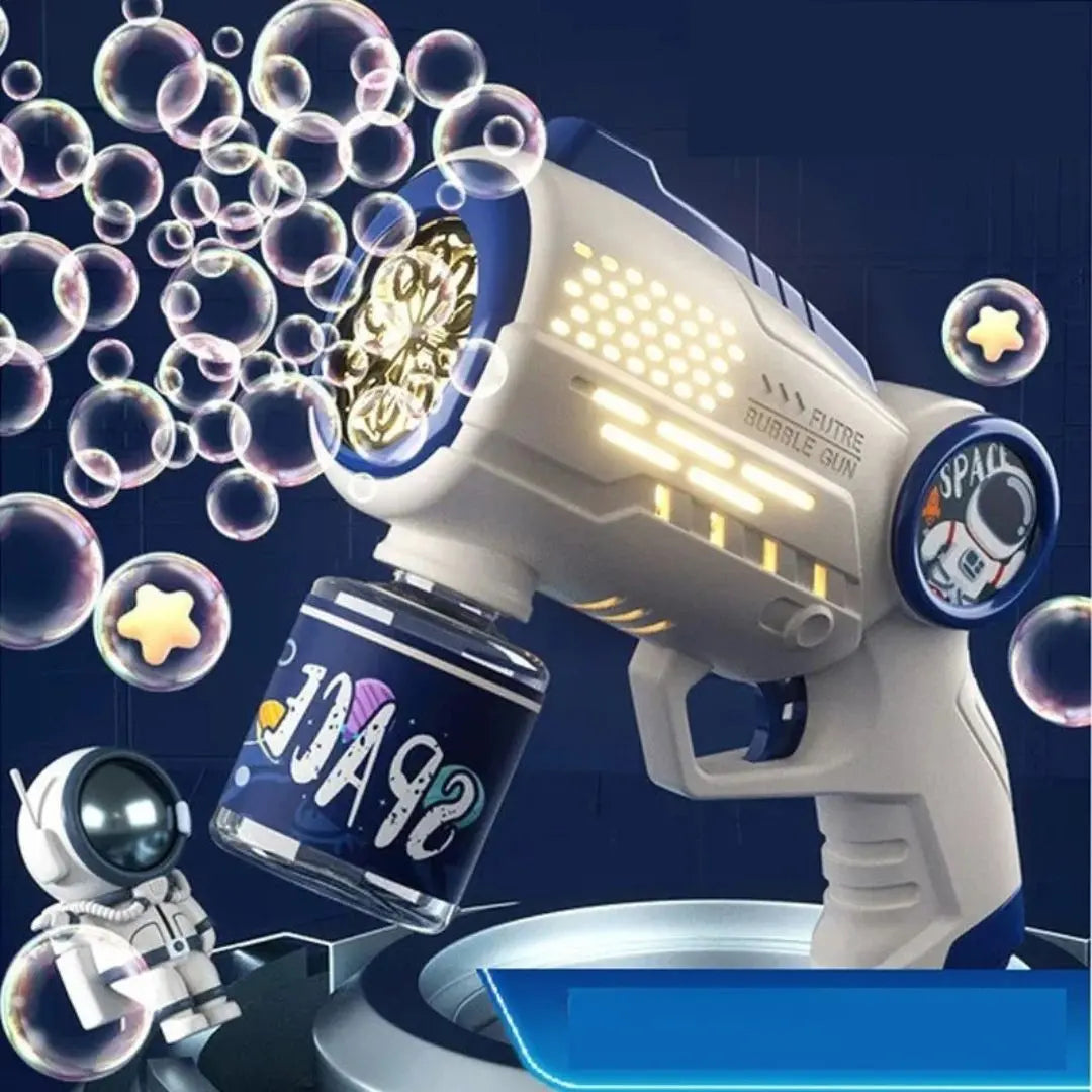 Pistolet à bulles LED astronaute - SpaceBubbl