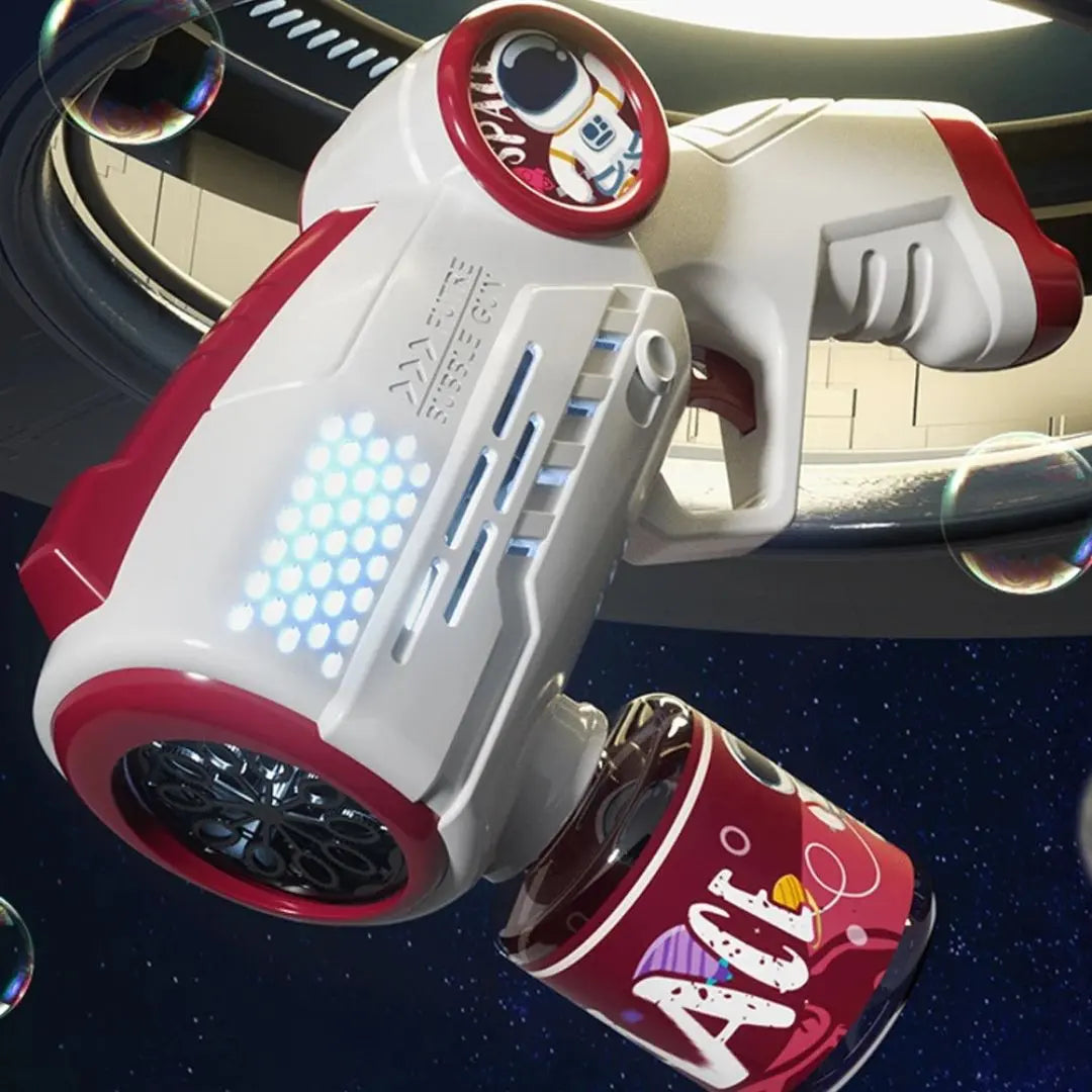Pistolet à bulles LED astronaute - SpaceBubbl