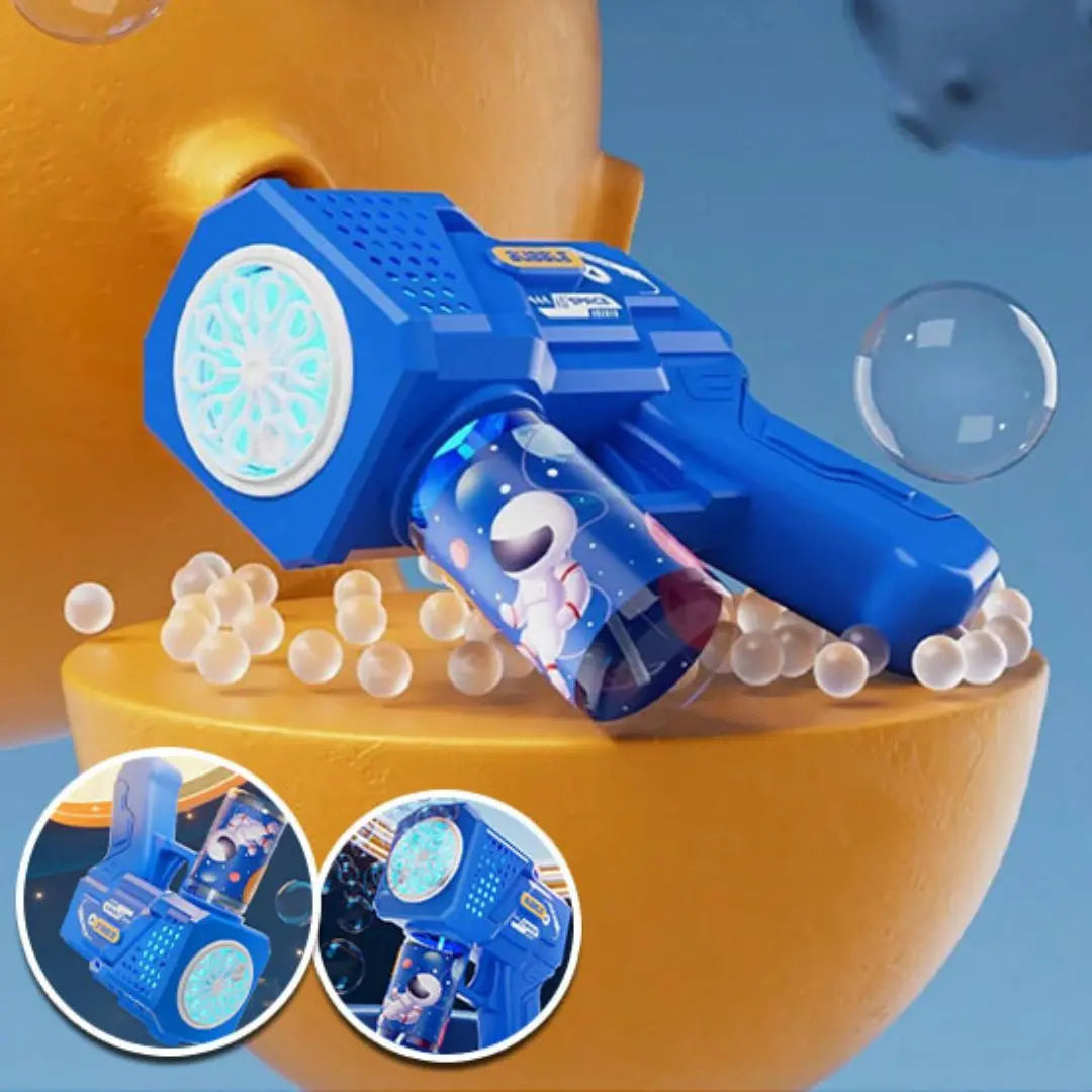 Pistolet à bulles lumineux – 5000 bulles/min - BuBBLE GUN