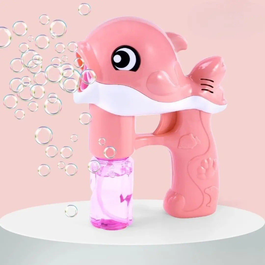Pistolet à bulles lumineux pour enfants - BuBBLE DAUPHIN