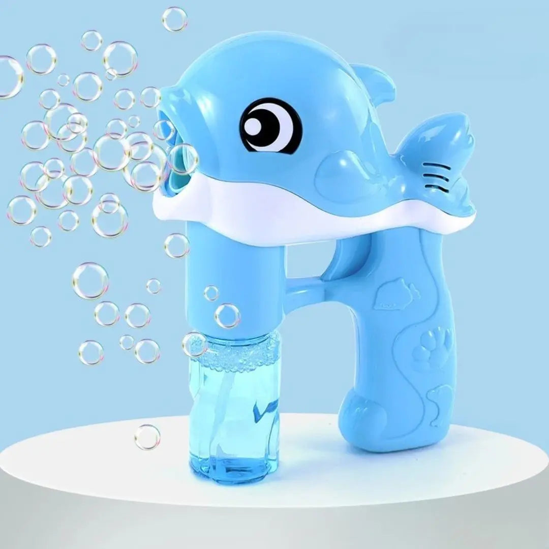 Pistolet à bulles lumineux pour enfants - BuBBLE DAUPHIN