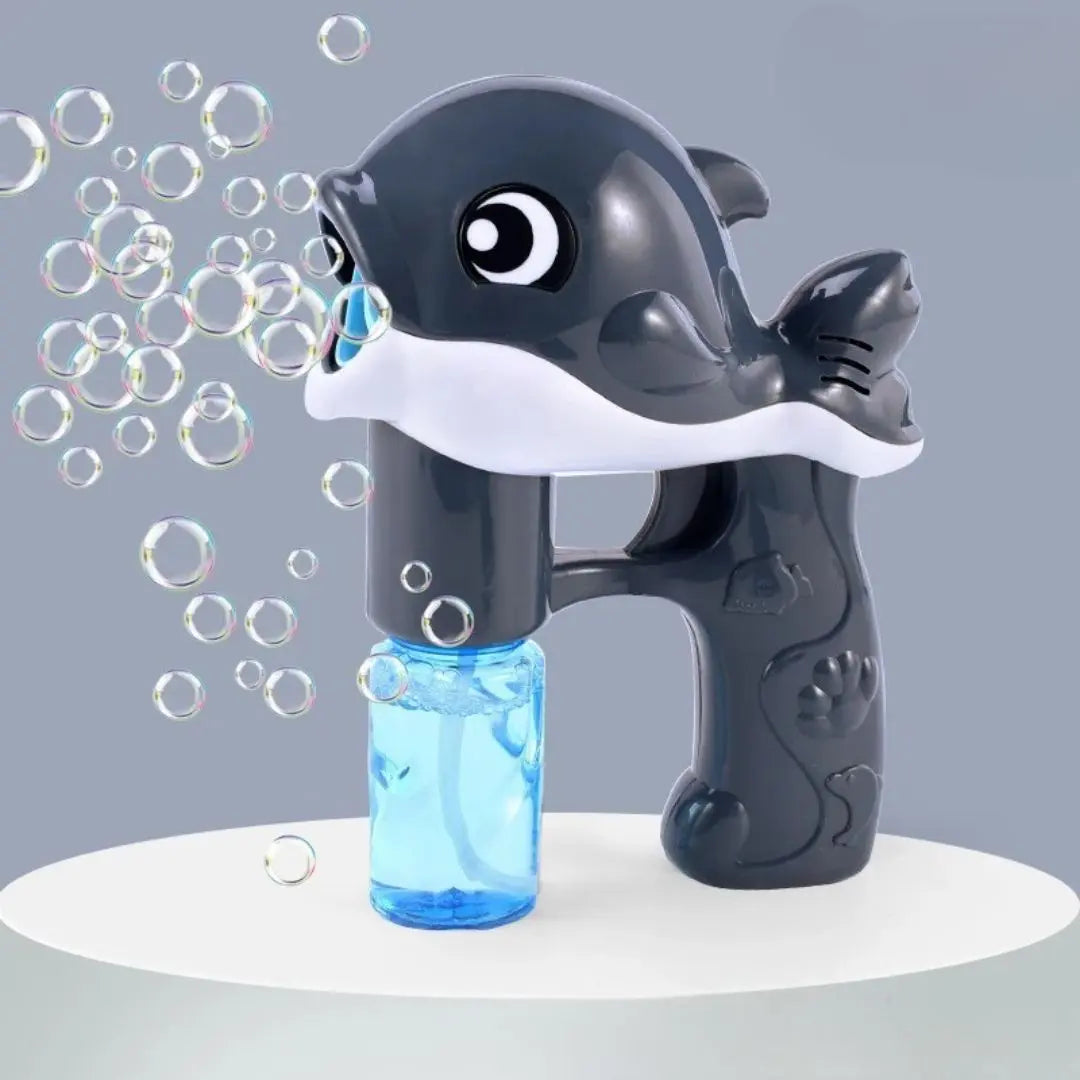 Pistolet à bulles lumineux pour enfants - BuBBLE DAUPHIN