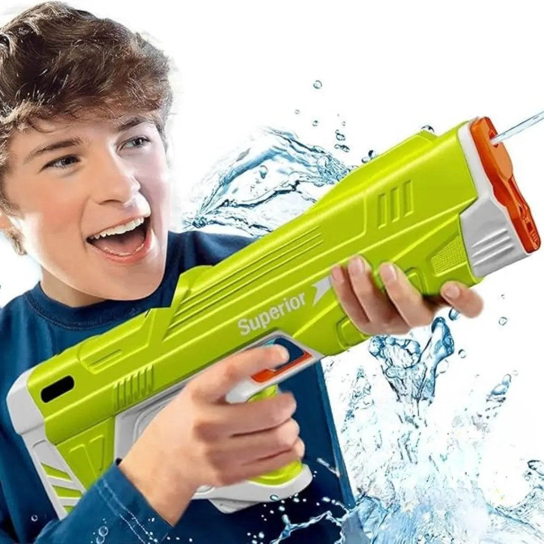 Pistolet à Eau Électrique Puissant - Grande Portée 8-10m - Superior