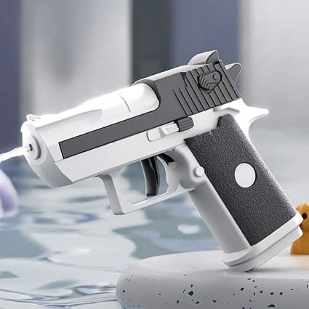 Pistolet à eau enfant gris et blanc - HydroSquad