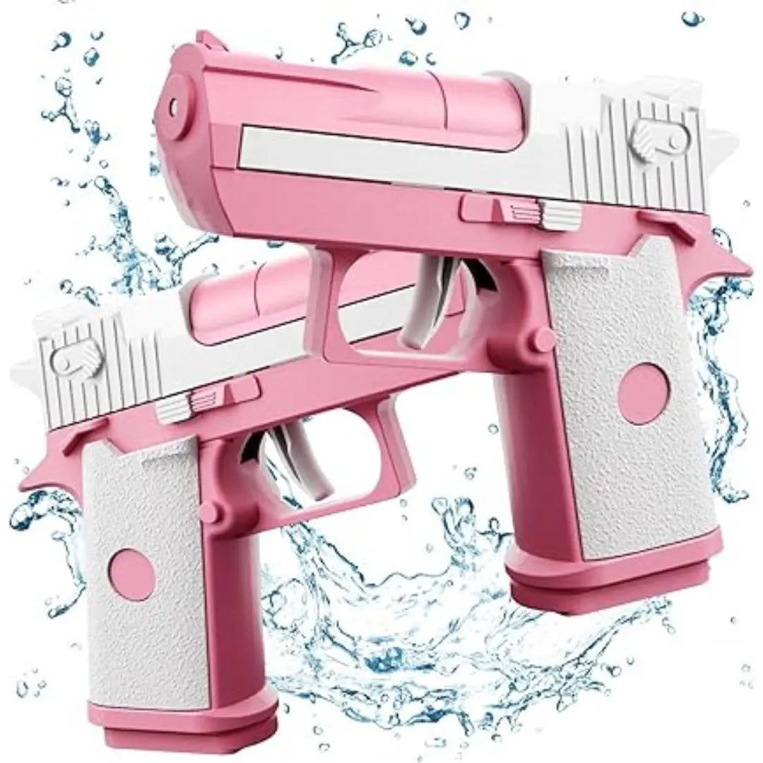 Pistolet à eau rose compact longue portée -  HydroSquad
