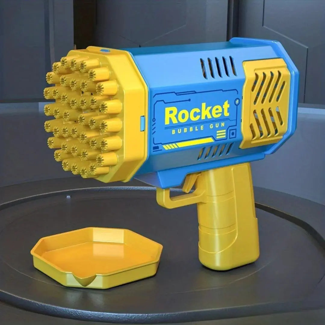 Pistolet bulle 40 trous lumineux pour enfants - Rocket Bubbl Gun