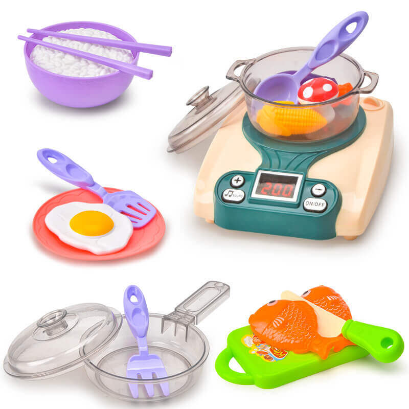 Ensemble de Cuisine Interactive Junior Chef (Jouet de Cuisine Prétendante sans BPA)