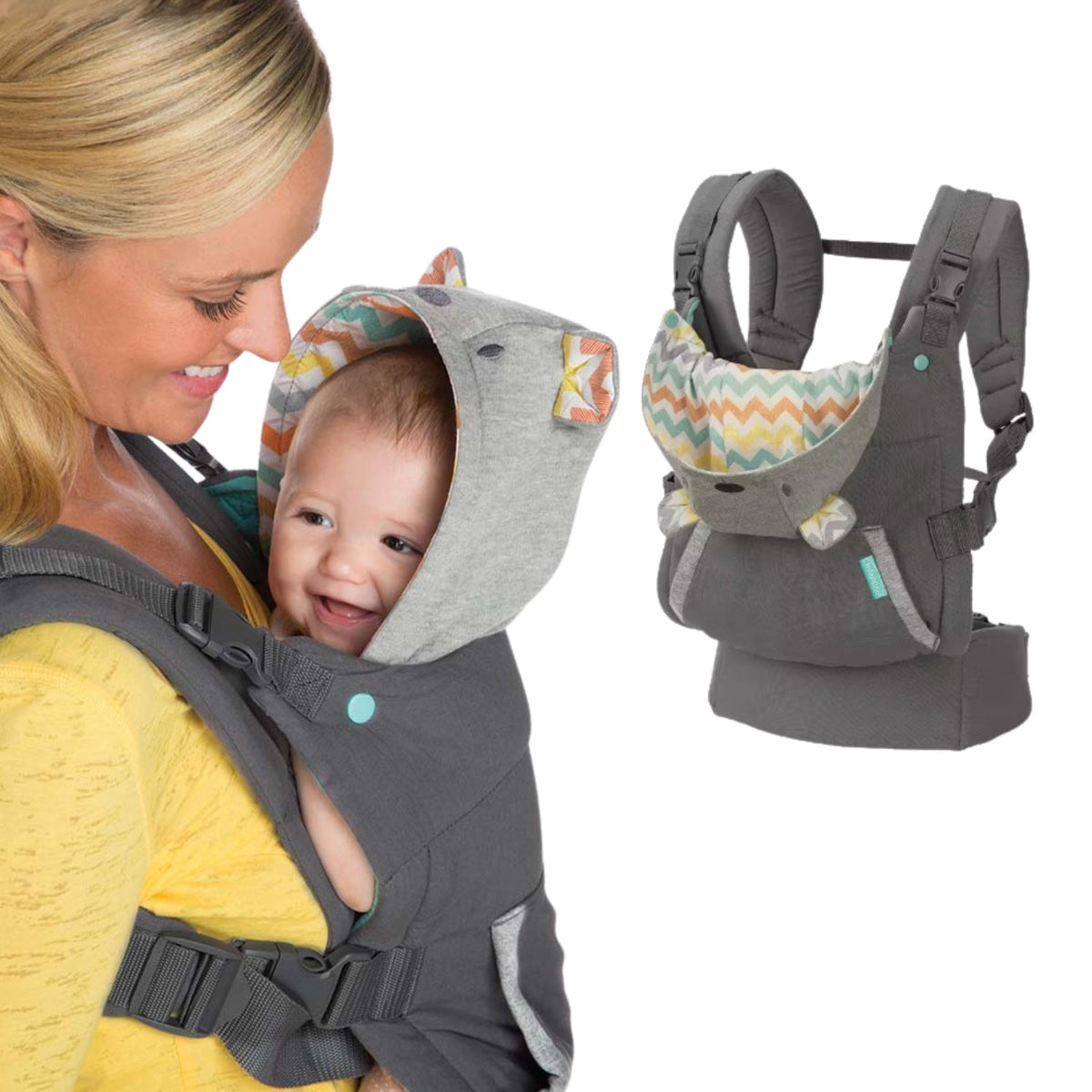 Porte bebe à capuche | HoodHold