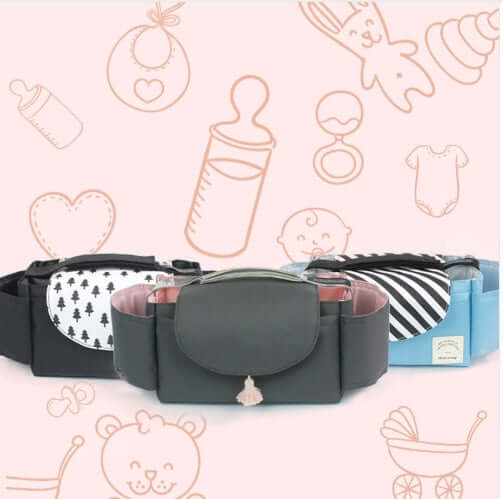 StrollMate Organiseur de Poussette Deluxe Universel (Console Parent Isolée)